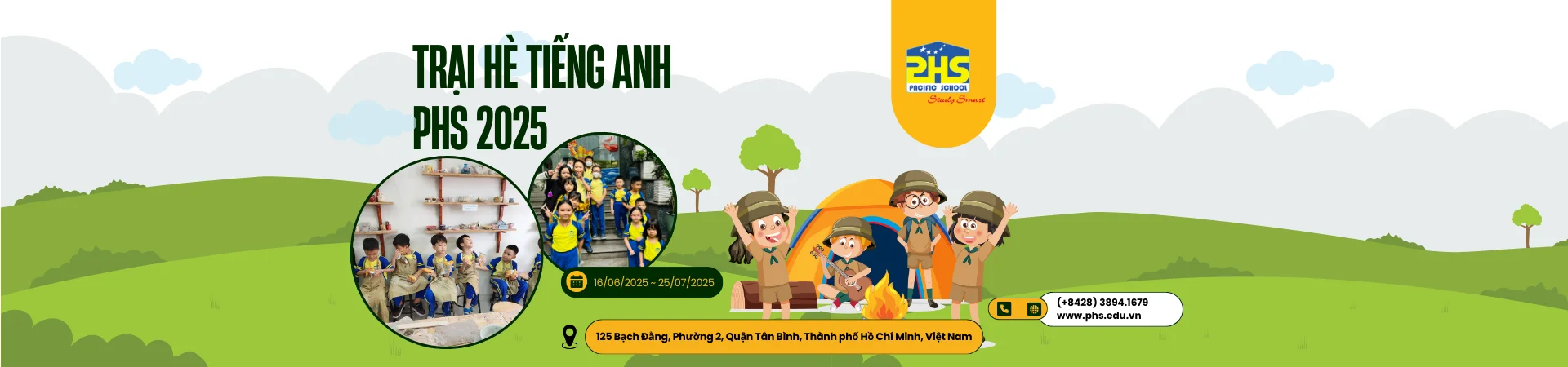 Trại hè tiếng Anh PHS 2025