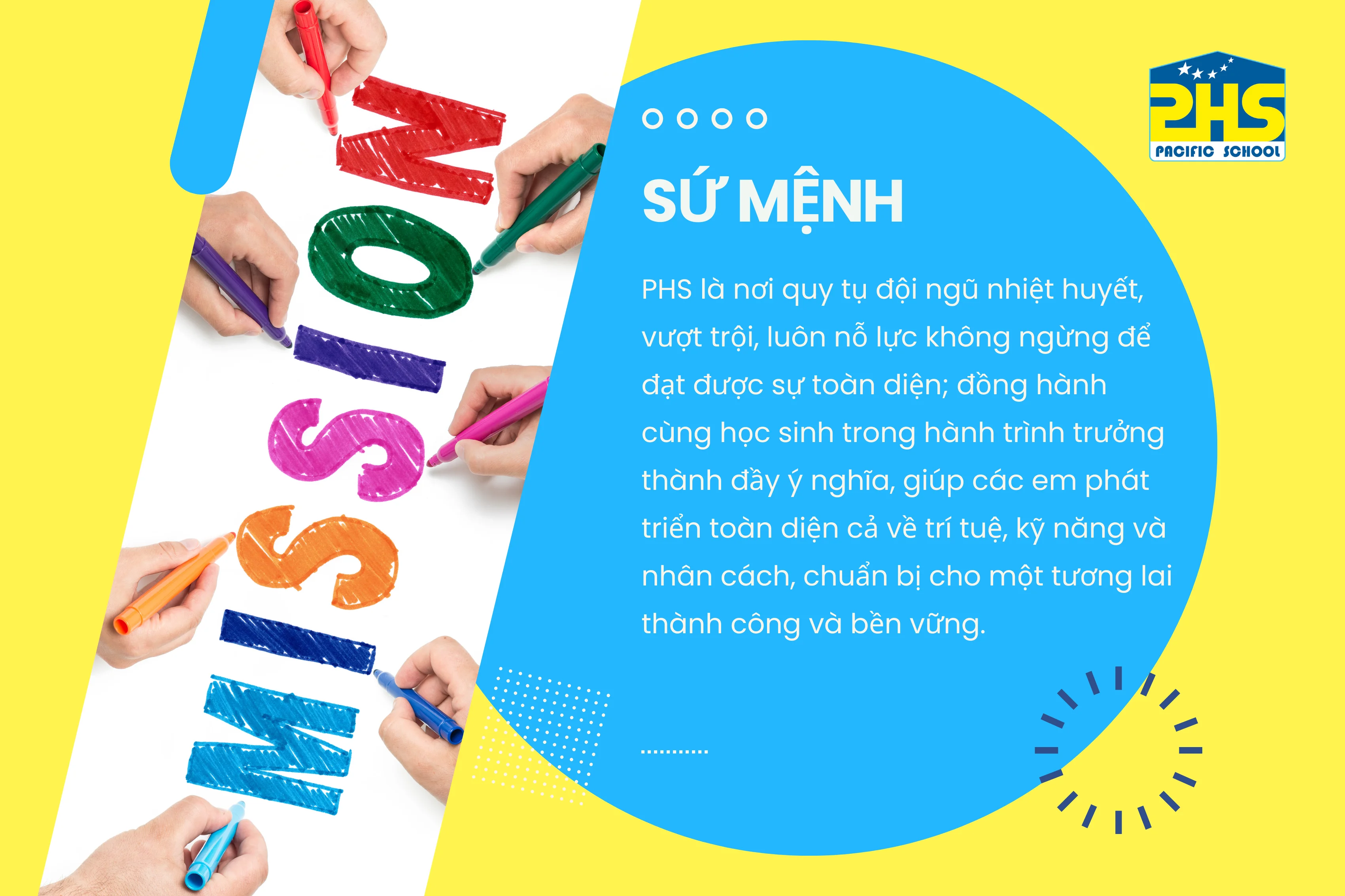 Mission - Sứ mệnh PHS